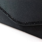 Janelle Black Satin Bag