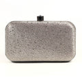 Regal / Rubiya Dark Grey Gemstone Clutch