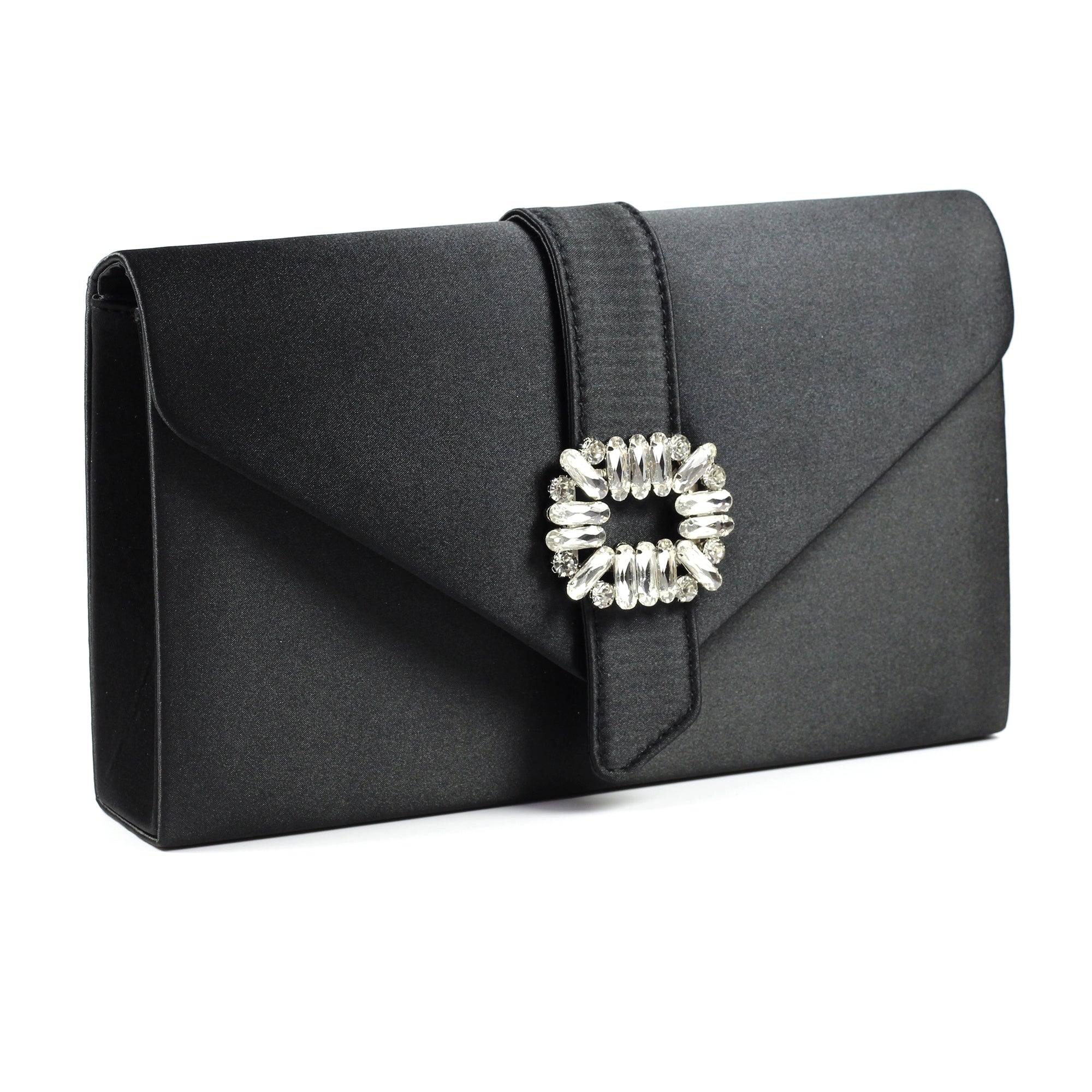 Venice Black Satin Bag