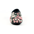 Hippy Black Flower Full Slipper