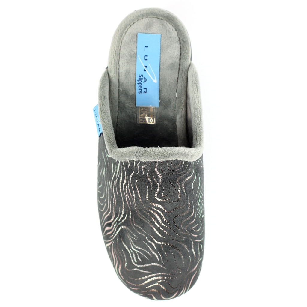 Darlene Grey Slipper