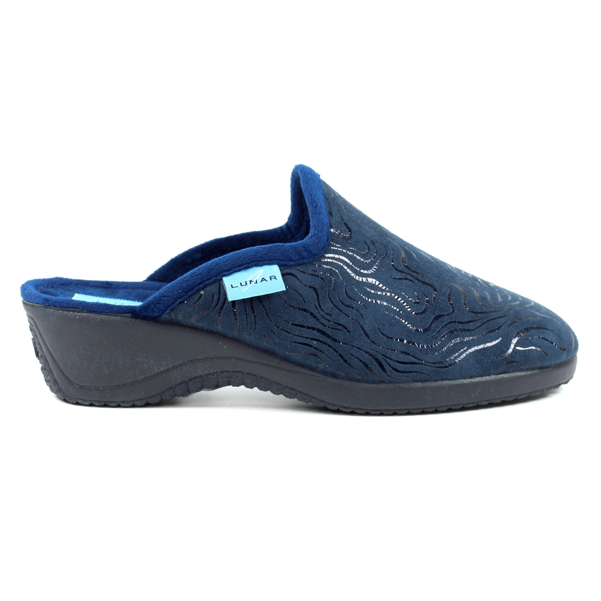 Darlene Navy Slipper