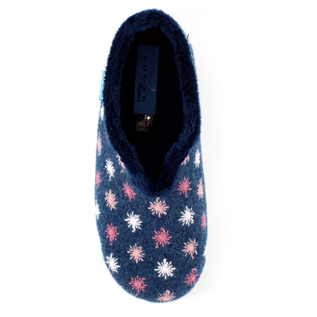 Sundance Navy Slipper