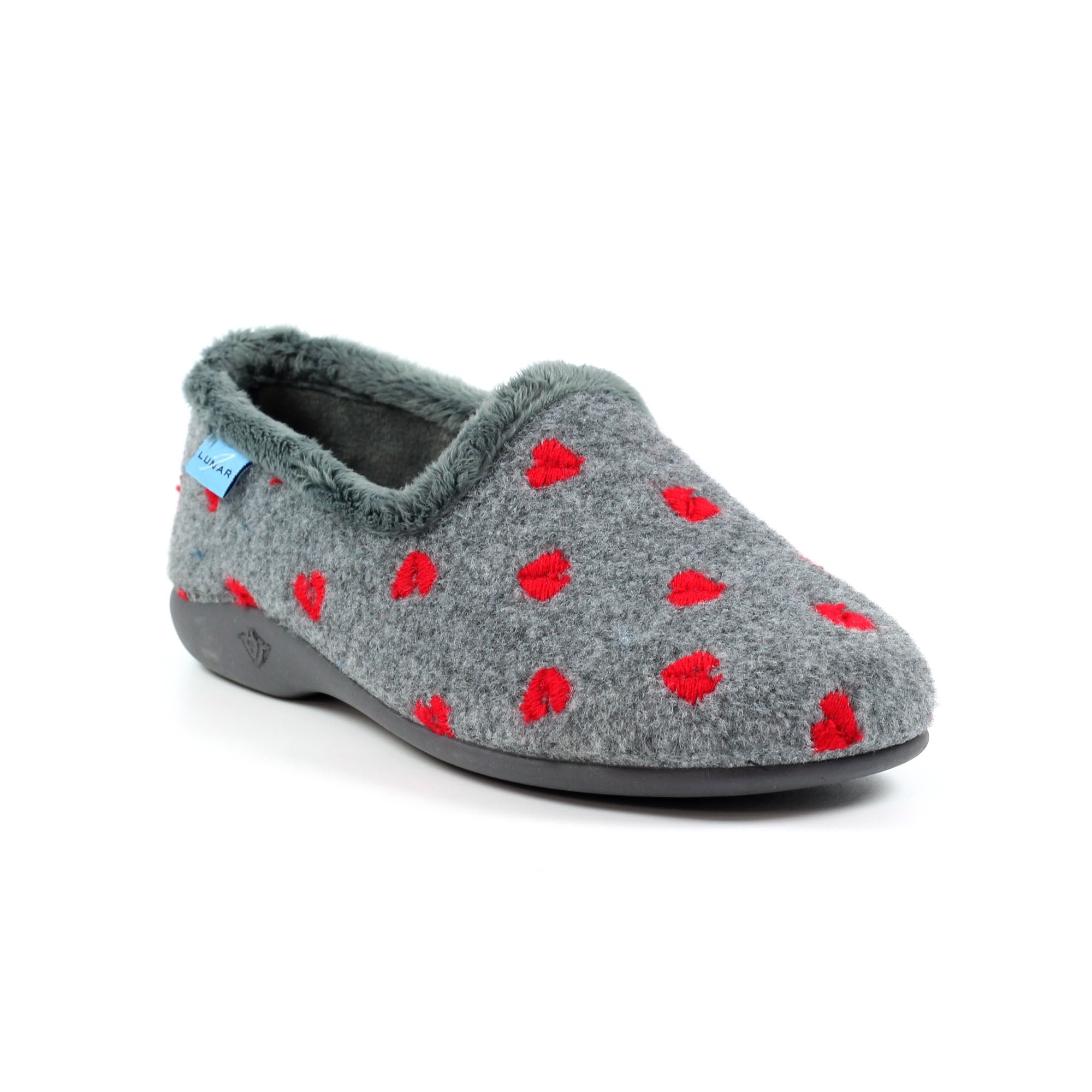 Callisto Grey Full Slipper