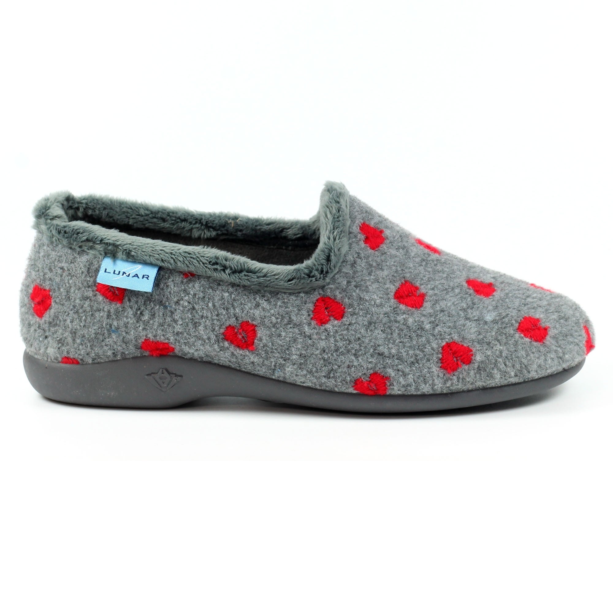 Callisto Grey Full Slipper