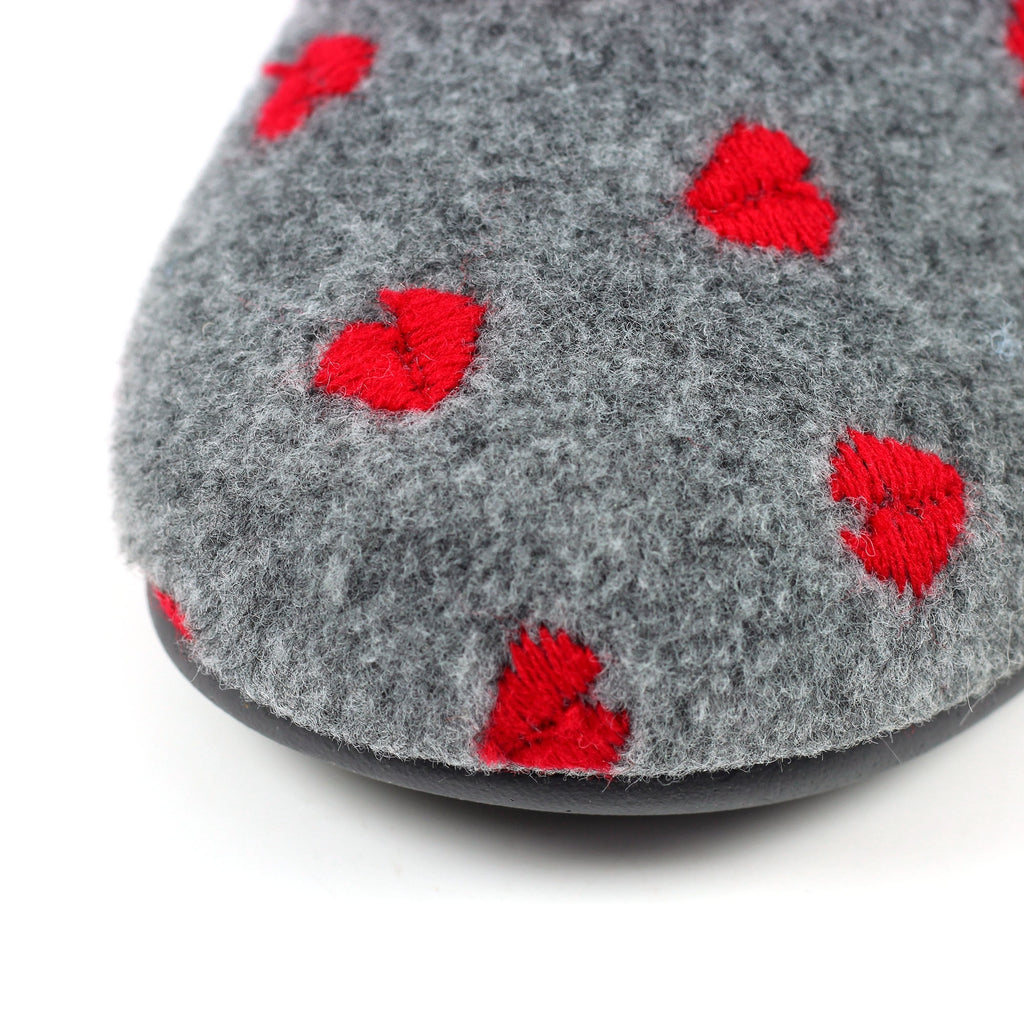 Callisto Grey Full Slipper