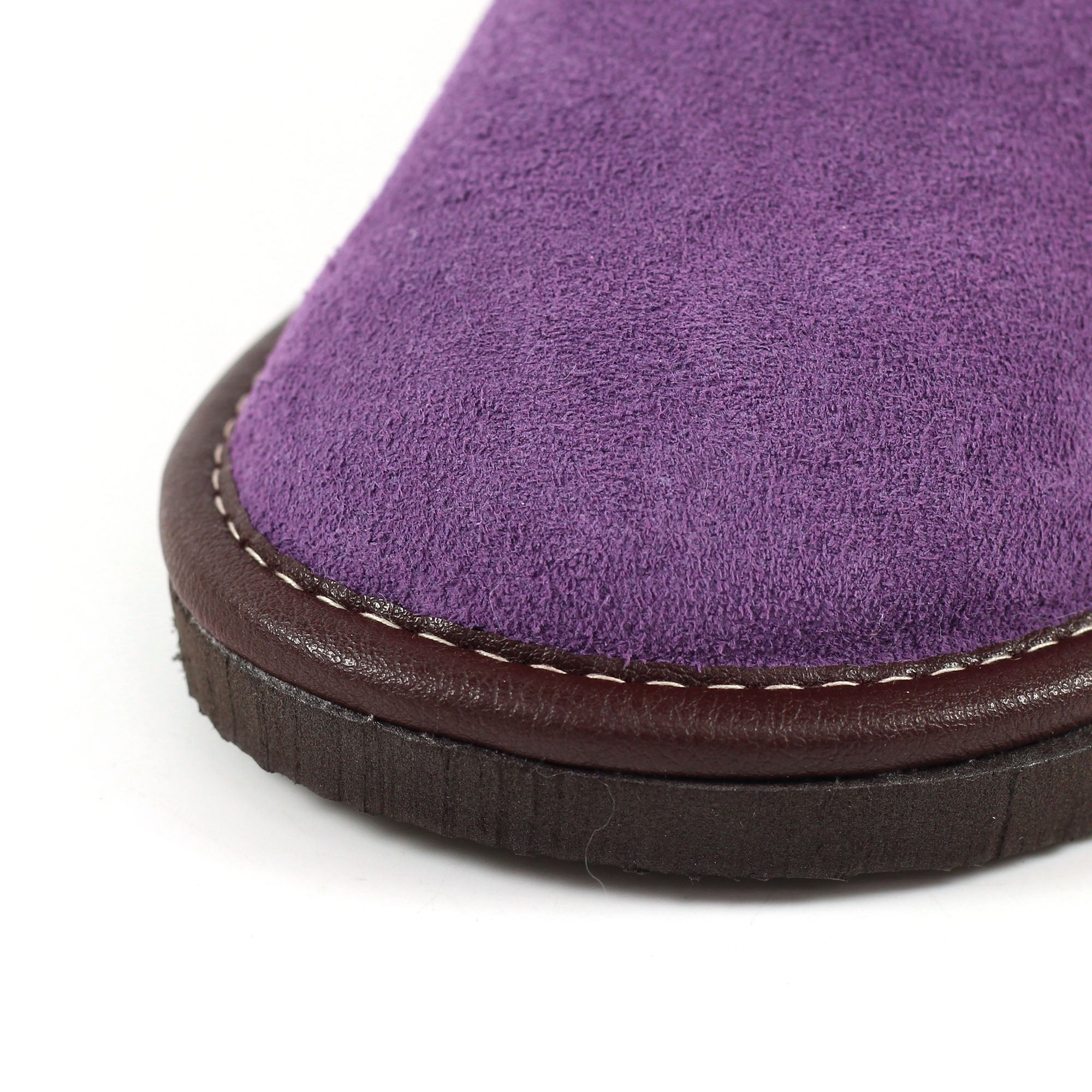 Lazy Dogz Otto Purple Suede Slipper
