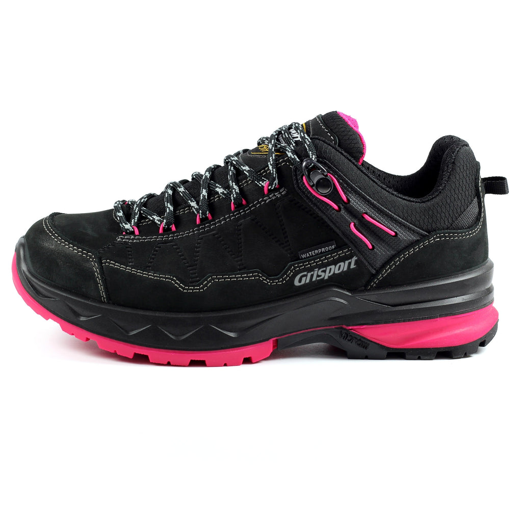 Ladies Bodmin Black Walking Shoe