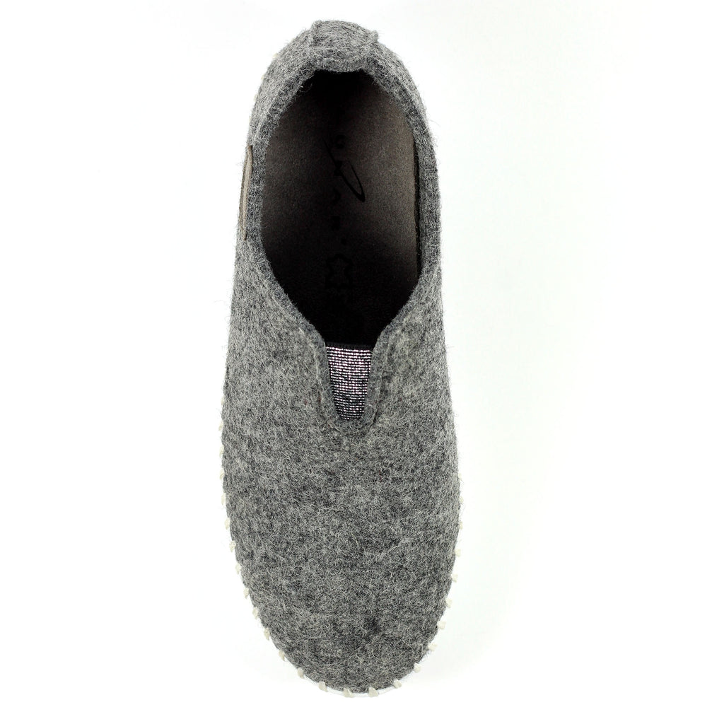 Colette Grey Full Slipper