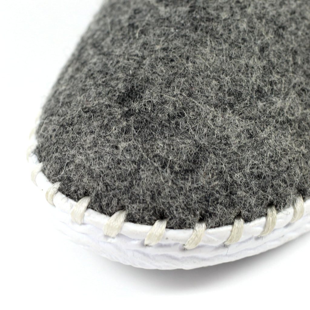 Colette Grey Full Slipper