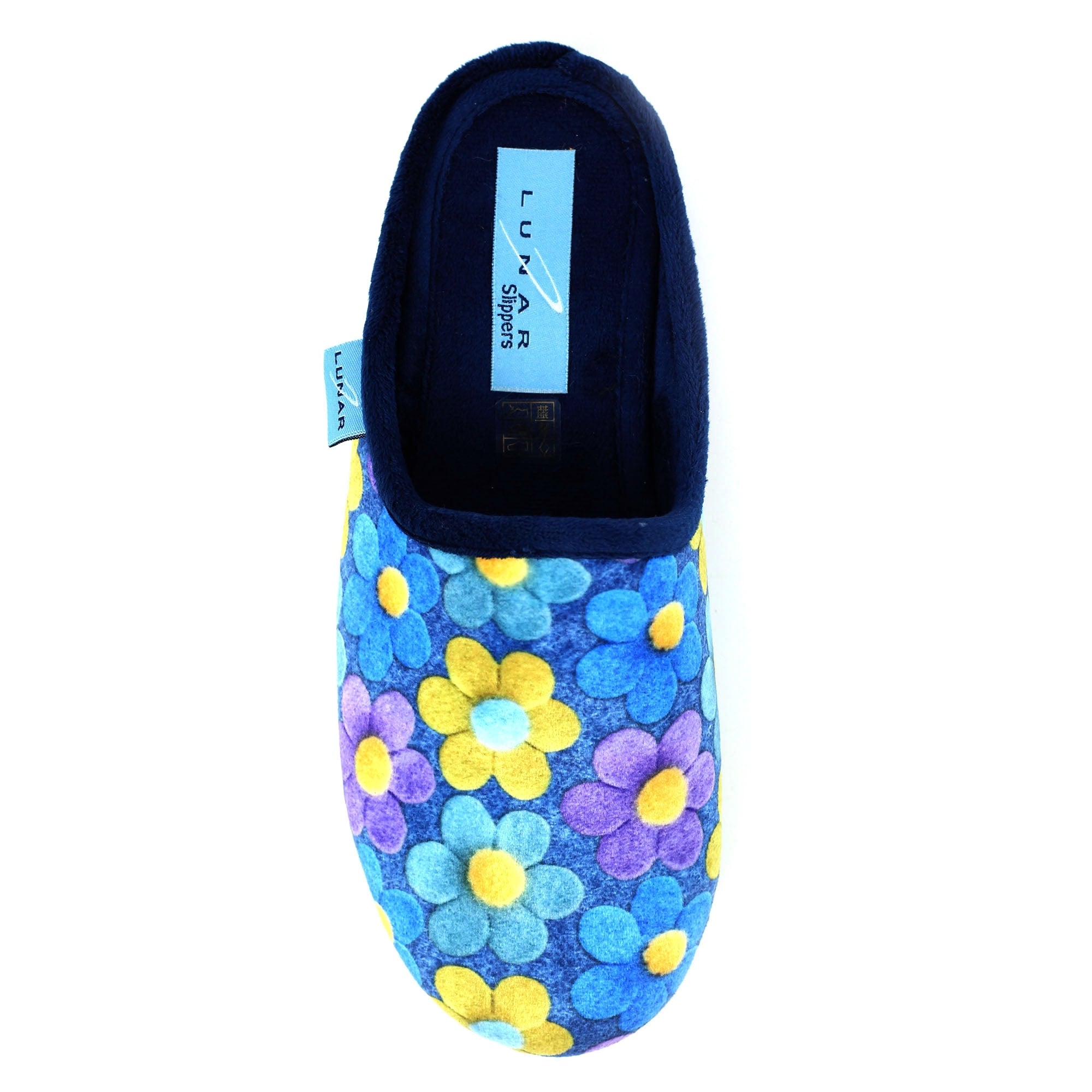 Cameo Blue Mule Slipper