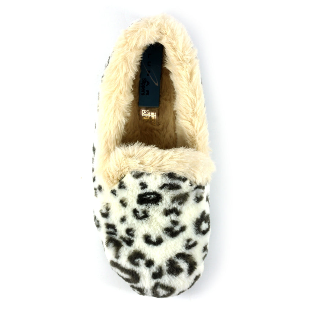 Morgan White Slipper