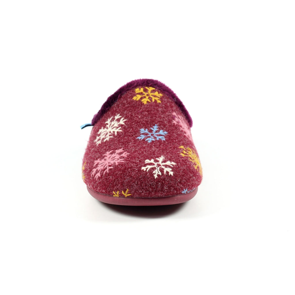 Juniper Burgundy Mule Slipper