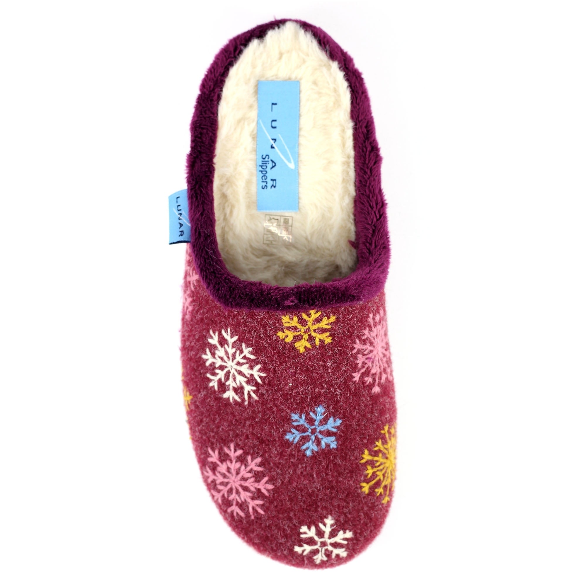 Juniper Burgundy Mule Slipper