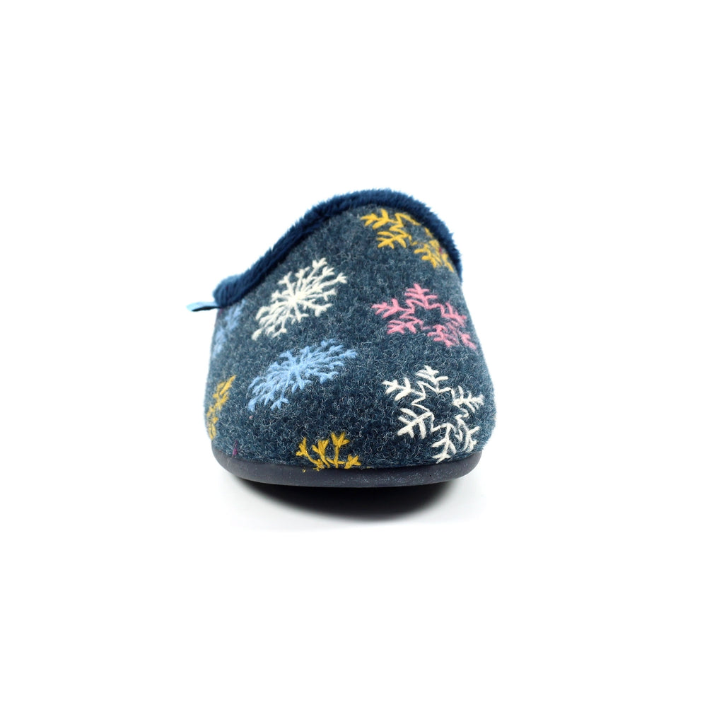 Juniper Navy Mule Slipper