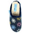 Juniper Navy Mule Slipper
