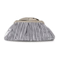 Sienna II Light Grey Clutch Bag