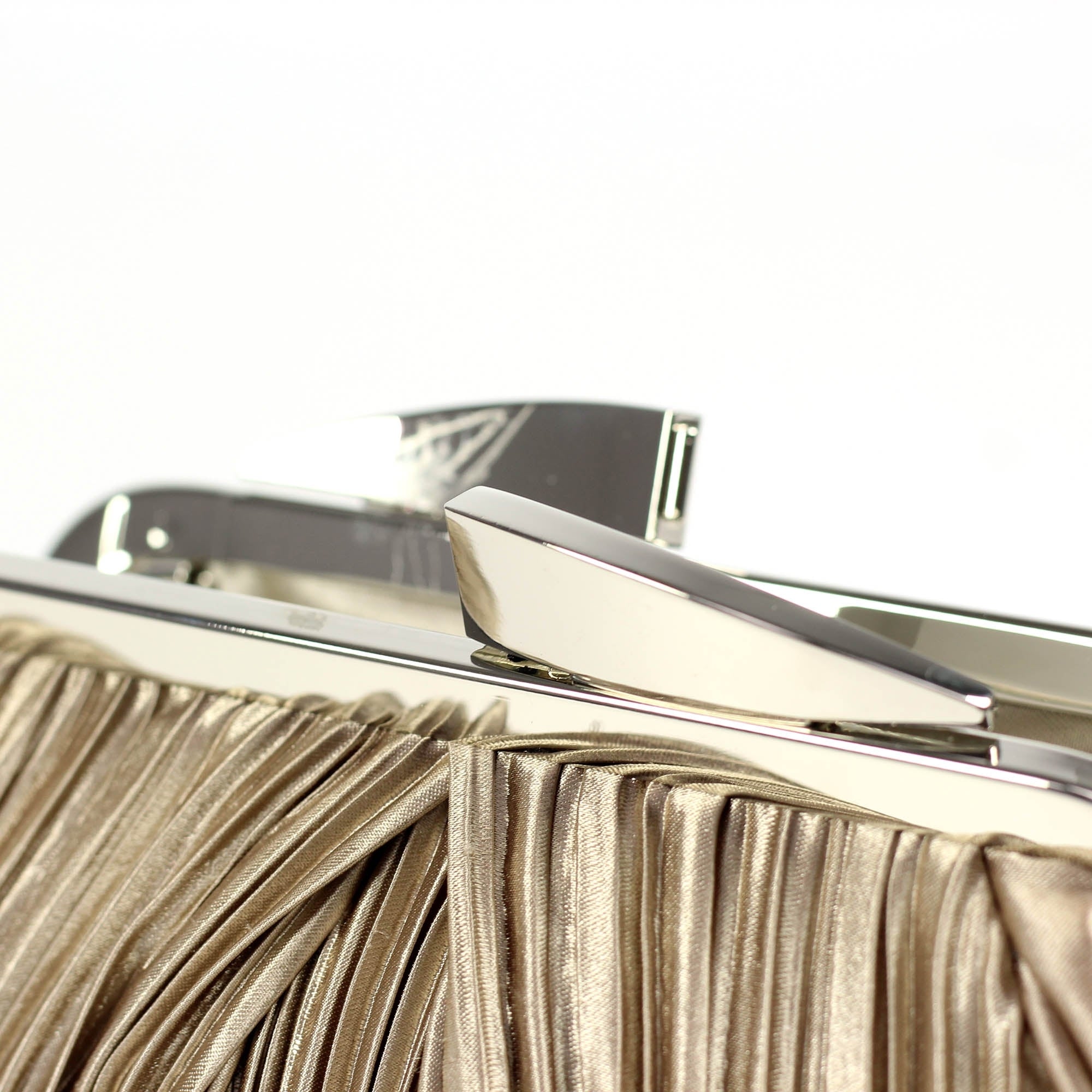 Sienna II Champagne Clutch Bag