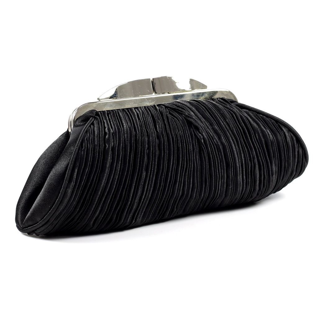 Sienna II Black Clutch Bag