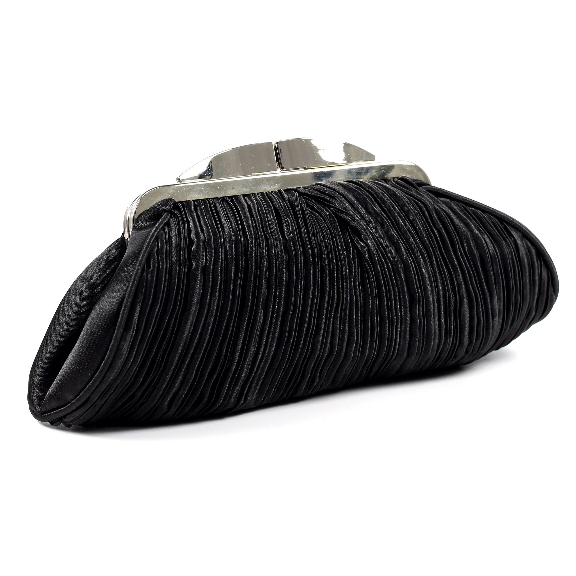 Sienna II Black Clutch Bag