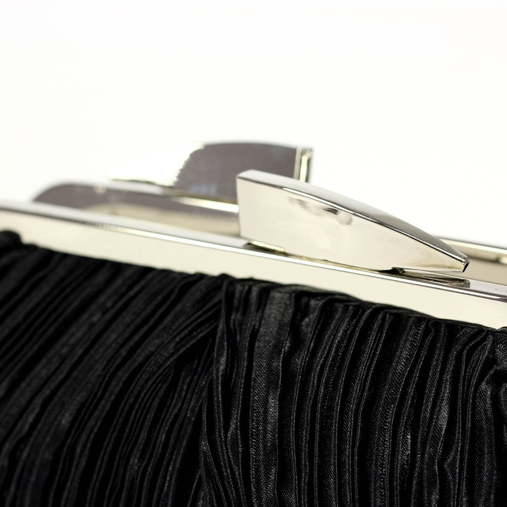 Sienna II Black Clutch Bag