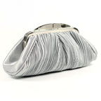 Sienna II Light Grey Clutch Bag