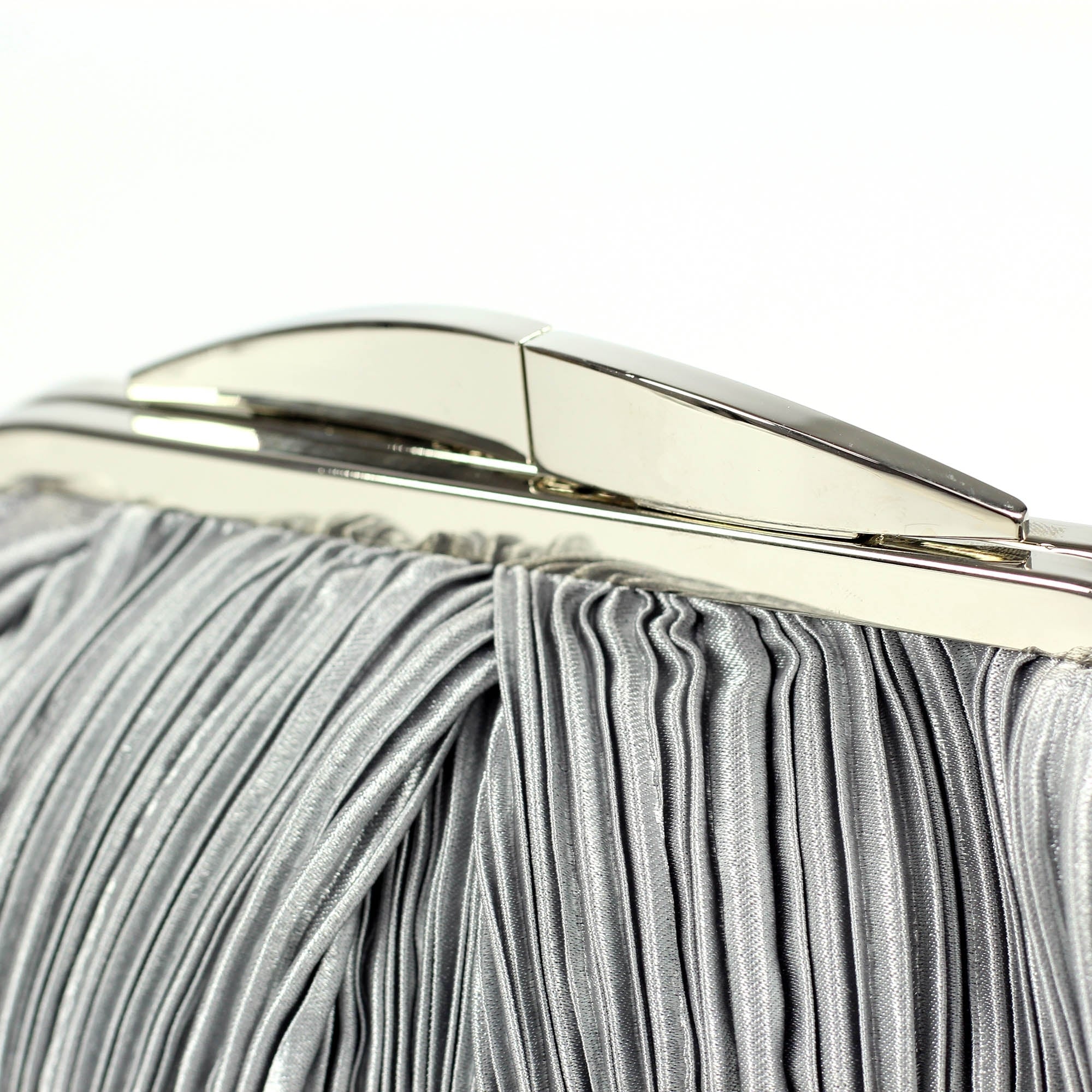 Sienna II Light Grey Clutch Bag