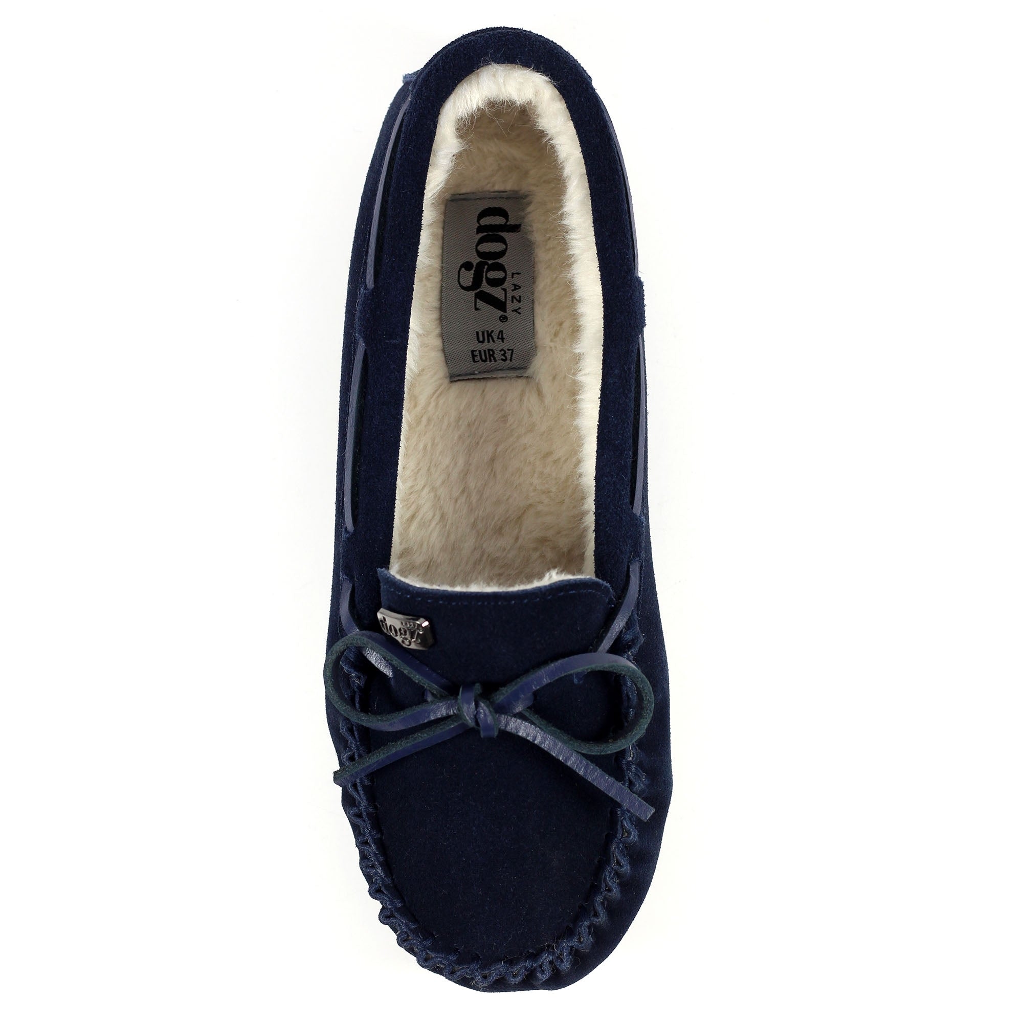 Lazy Dogz Portree Navy Slipper