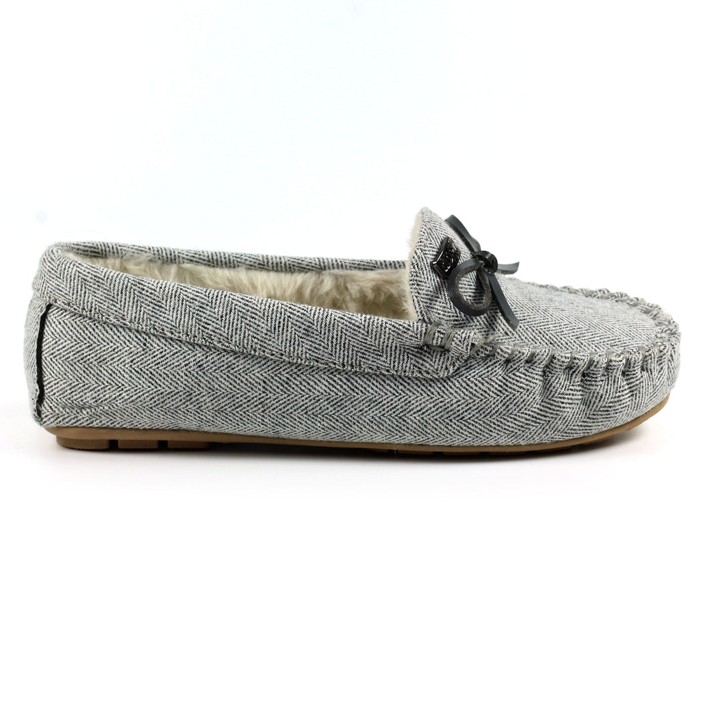 Lazy Dogz Jennings Grey Slipper