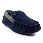 Lazy Dogz Mens Worley Navy Slipper
