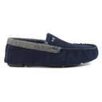 Lazy Dogz Mens Worley Navy Slipper