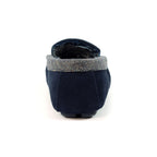 Lazy Dogz Mens Worley Navy Slipper
