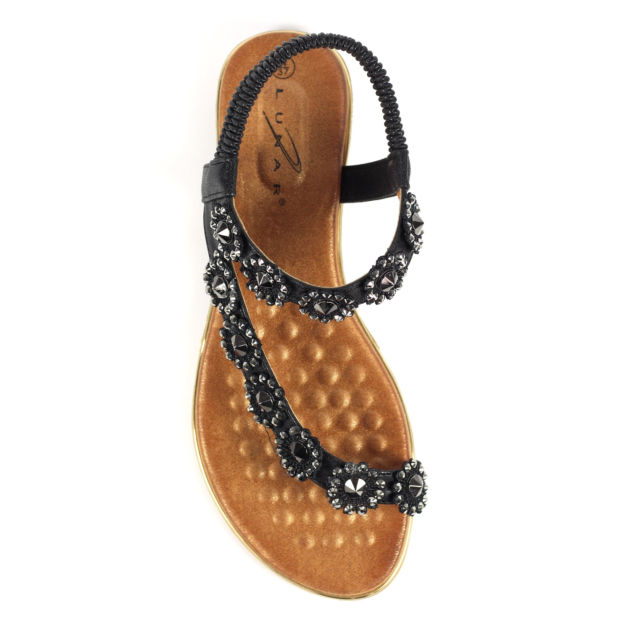 Charlotte II Black Sandal