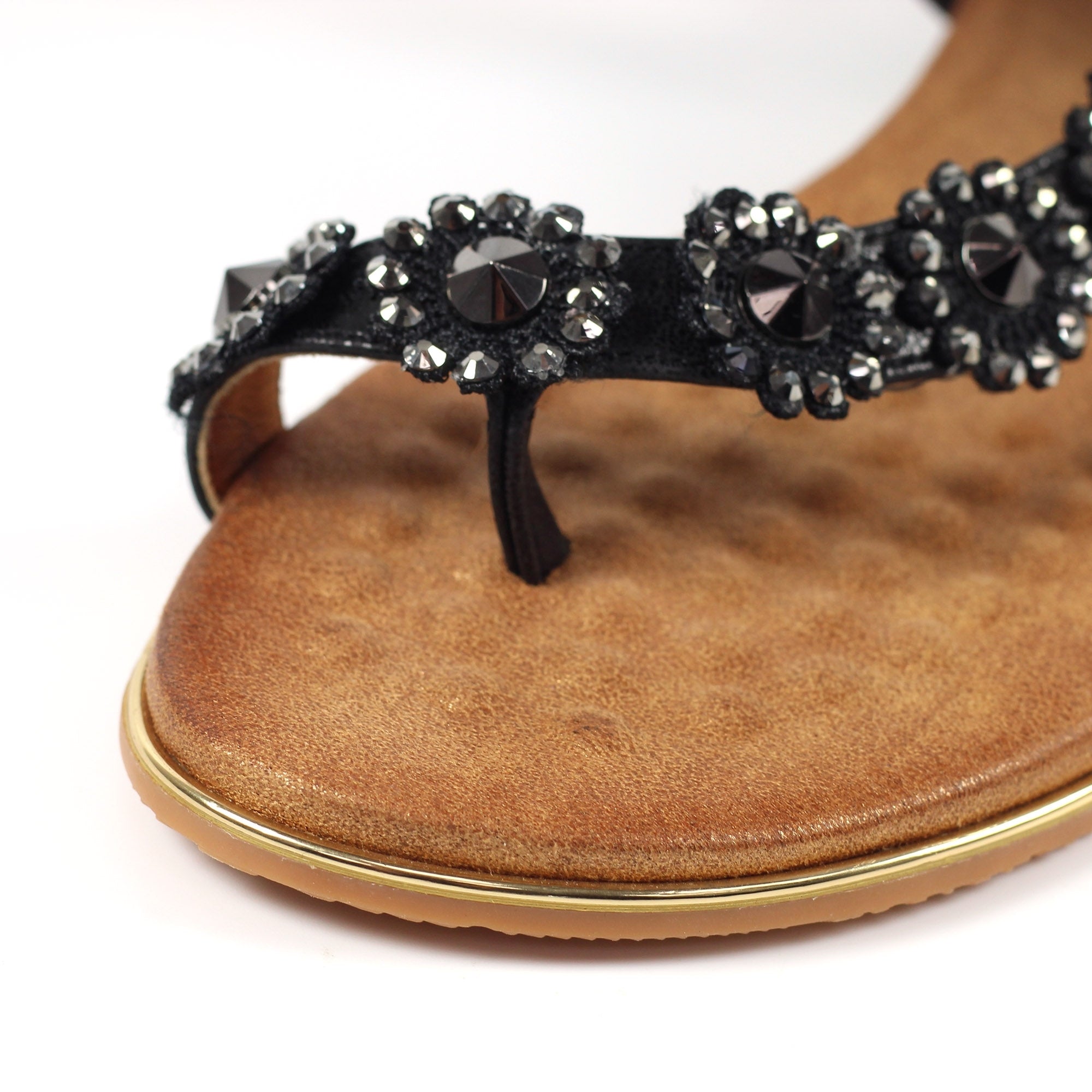Charlotte II Black Sandal