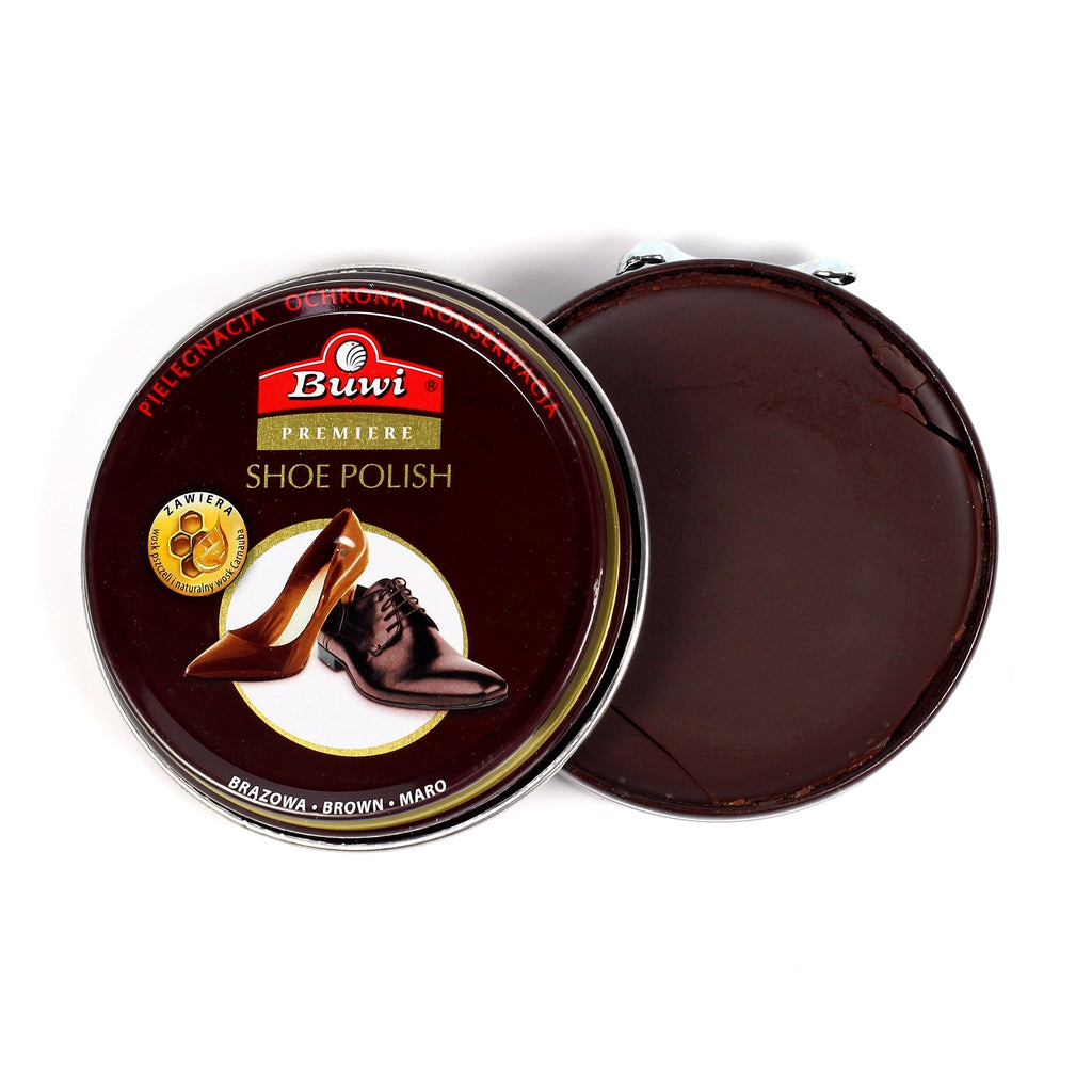 Buwi Premiere Shoe Polish 40ml Brown
