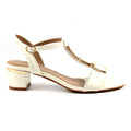 Blaze White Patent Sandal