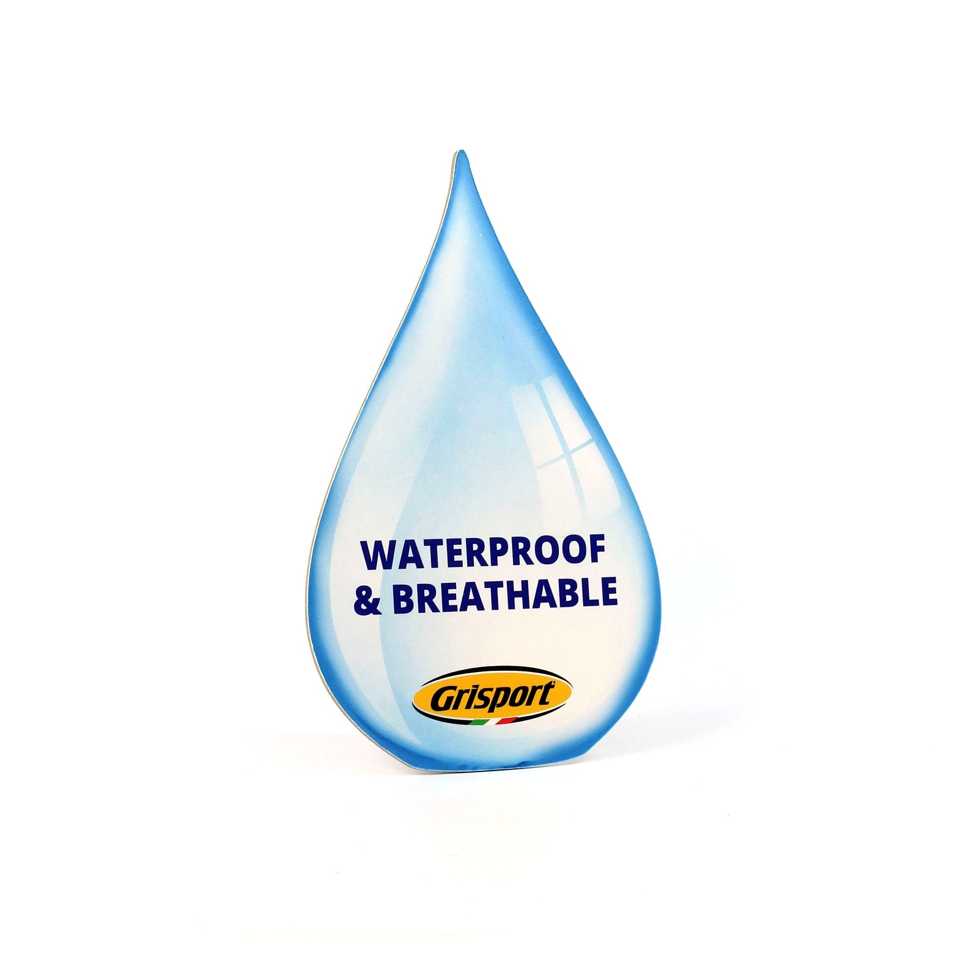 POS GRISPORT WATERDROP SHOWCARD A5