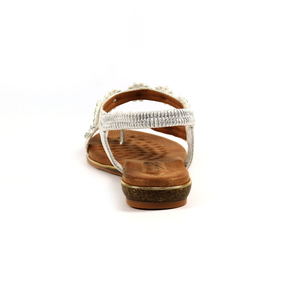 Charlotte II Silver Sandal