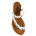 Charlotte II Silver Sandal