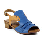 Jaden Blue Leather Sandal