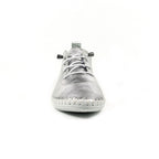 St. Ives Metallic Silver Plimsoll