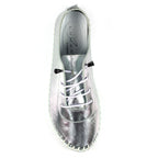 St. Ives Metallic Silver Plimsoll