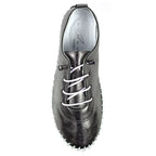 St. Ives Metallic Pewter Plimsoll
