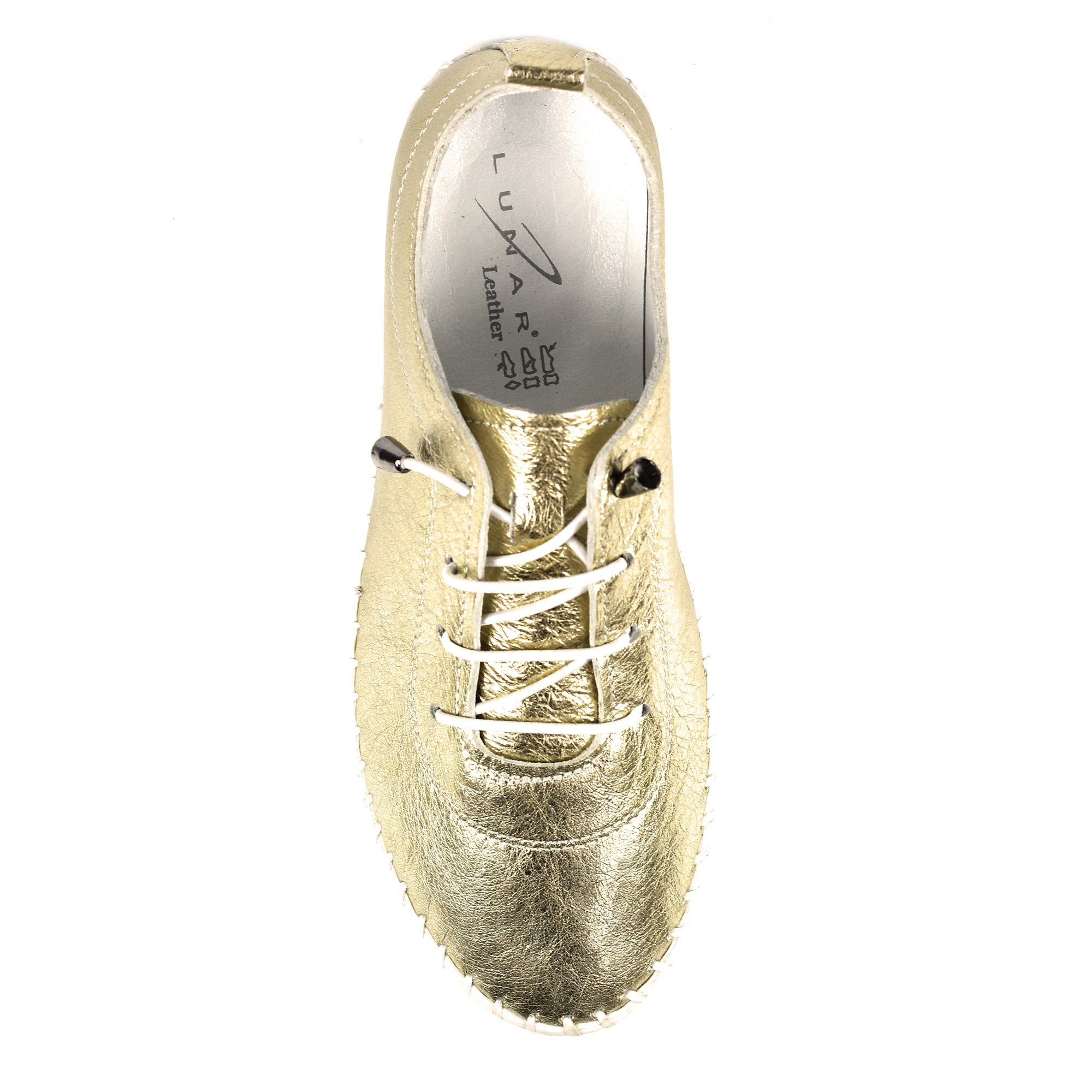 St. Ives Metallic Gold Plimsoll