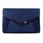 Rowena Navy Clutch Bag