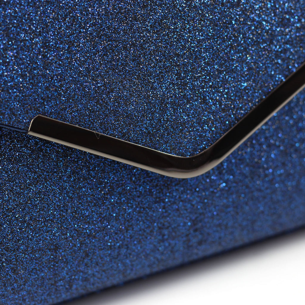Rowena Navy Clutch Bag