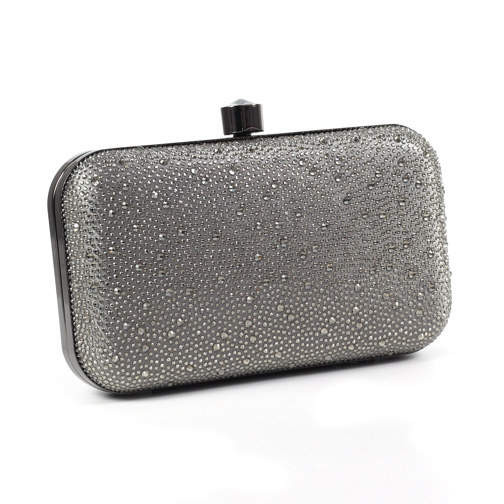 Catalina Dark Grey Clutch Bag