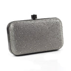 Catalina Dark Grey Clutch Bag