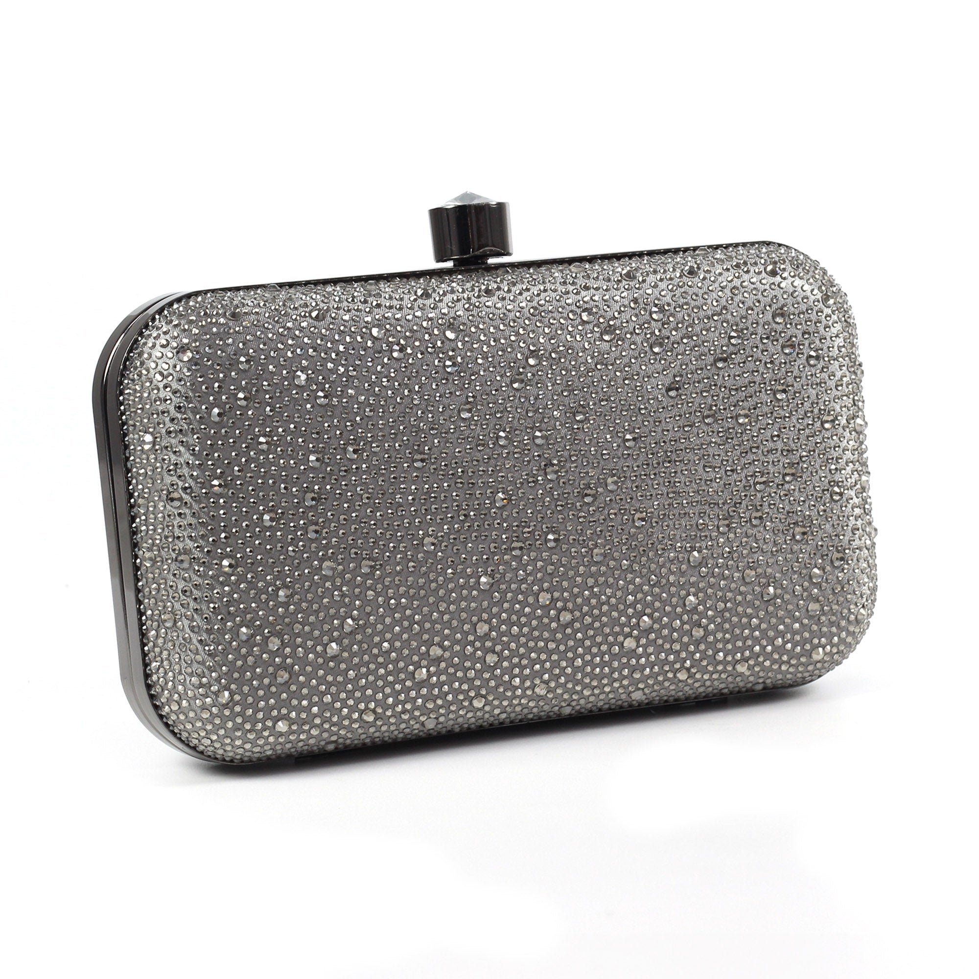 Catalina Dark Grey Clutch Bag