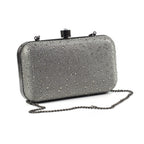 Catalina Dark Grey Clutch Bag